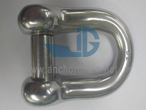 D-shackle (با پین سینک شکاف)، SS304 OR SS316