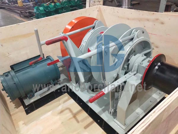 وینچ لنگه بادگیر ترکیبی الکتریکی