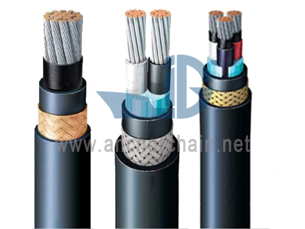 کابل برق دریایی بدون هالوژن ضد شعله 0.61KV