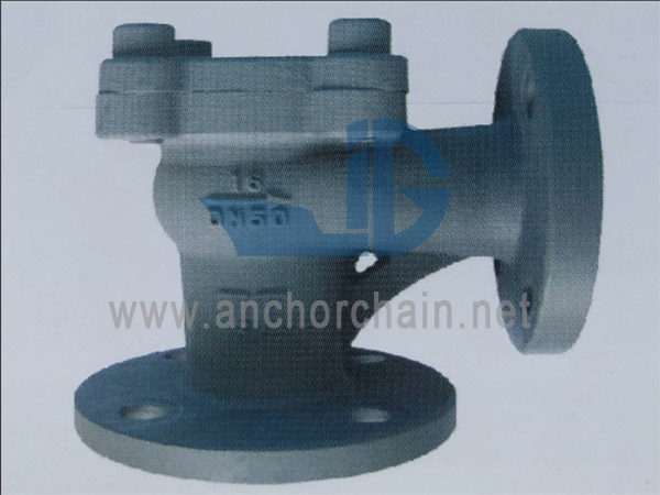 شیرهای چک فلنج دار فولادی چدنی دریایی GBT 586