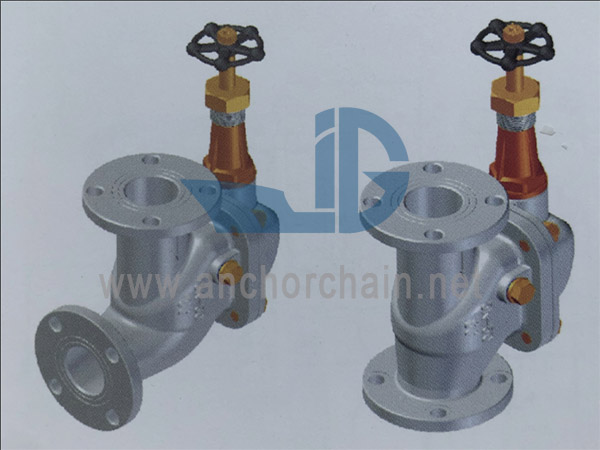 شیر طوفان زاویه ای پیچشی فولادی ریخته گری JIS F 3060R