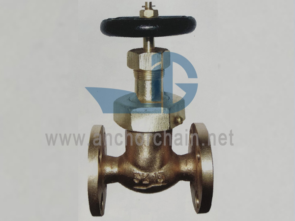 JIS F 7348 Bronze 16K Globe Valves Union Bonnet