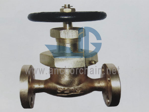 شیرهای گلوب چک پیچ 16K برنزی JIS F 7413 (نوع کلاه ایمنی)
