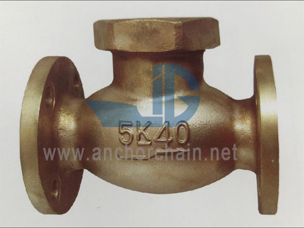 JIS F 7417 برنز 16K Lift Check Globe Valves (نوع سرپوش اتحادیه)