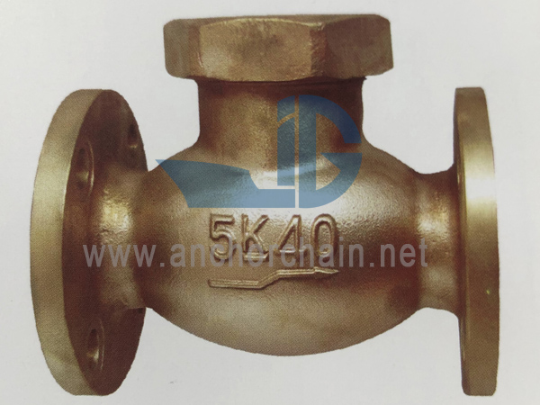 JIS F 7417 برنز 16K Lift Check Globe Valves Union Bonnet