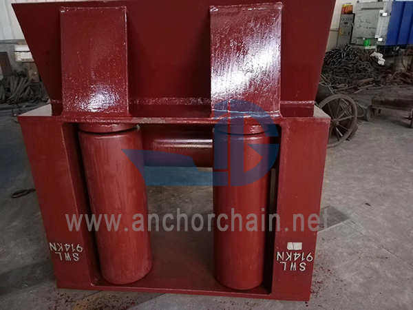 JIS F2026 Fairlead با غلتک افقی
