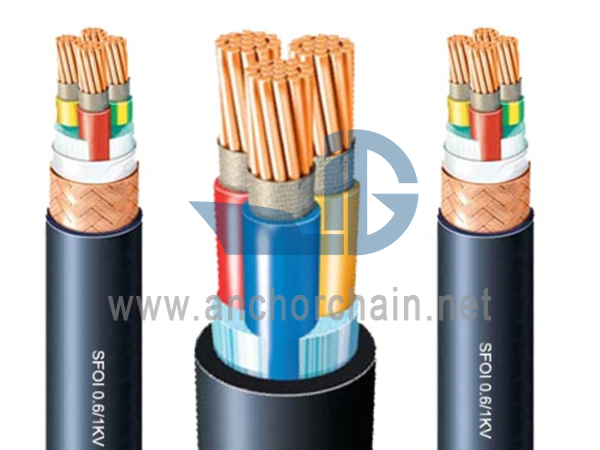 کابل برق کشتی مقاومت در برابر آتش SFOI 0.61KV