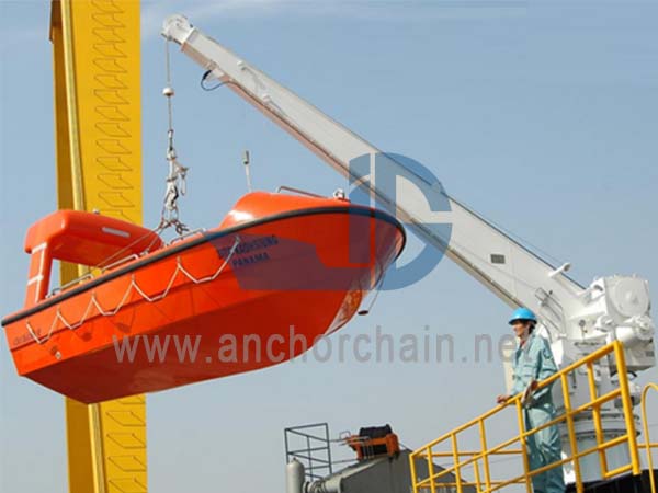 راهنمای تک بازوی Slewing Liferaft Davit
