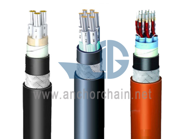 کابل کنترل کشتی کشتی مقاوم در برابر آتش با عایق XLPE