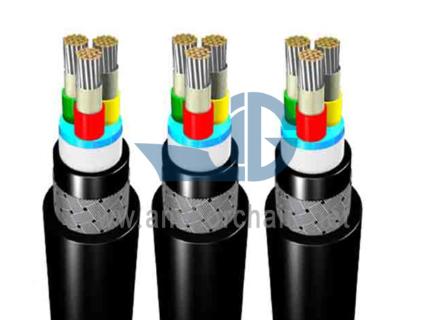 کابل برق کشتی مقاوم در برابر آتش با عایق XLPE