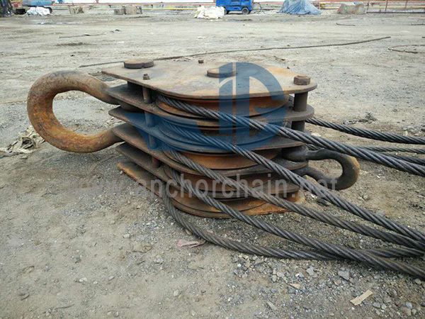 ZHC سری 6 بلوک طناب سیمی برای فک کشتی